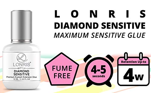 Diamond Sensitive Eyelash Extensions Glue - LONRIS