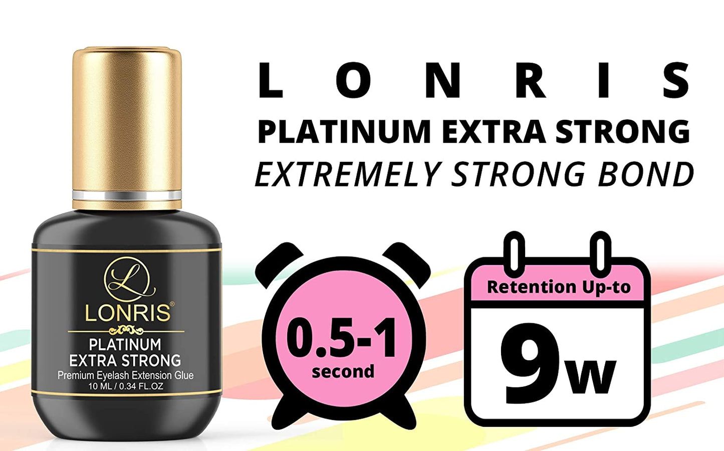 Platinum Extra Strong Premium Eyelash Extension Glue - LONRIS