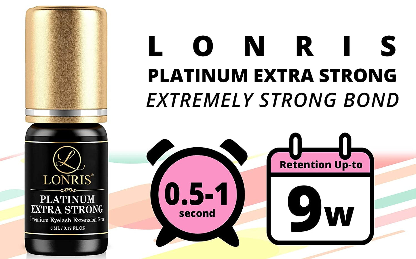 Platinum Extra Strong Premium Eyelash Extension Glue - LONRIS