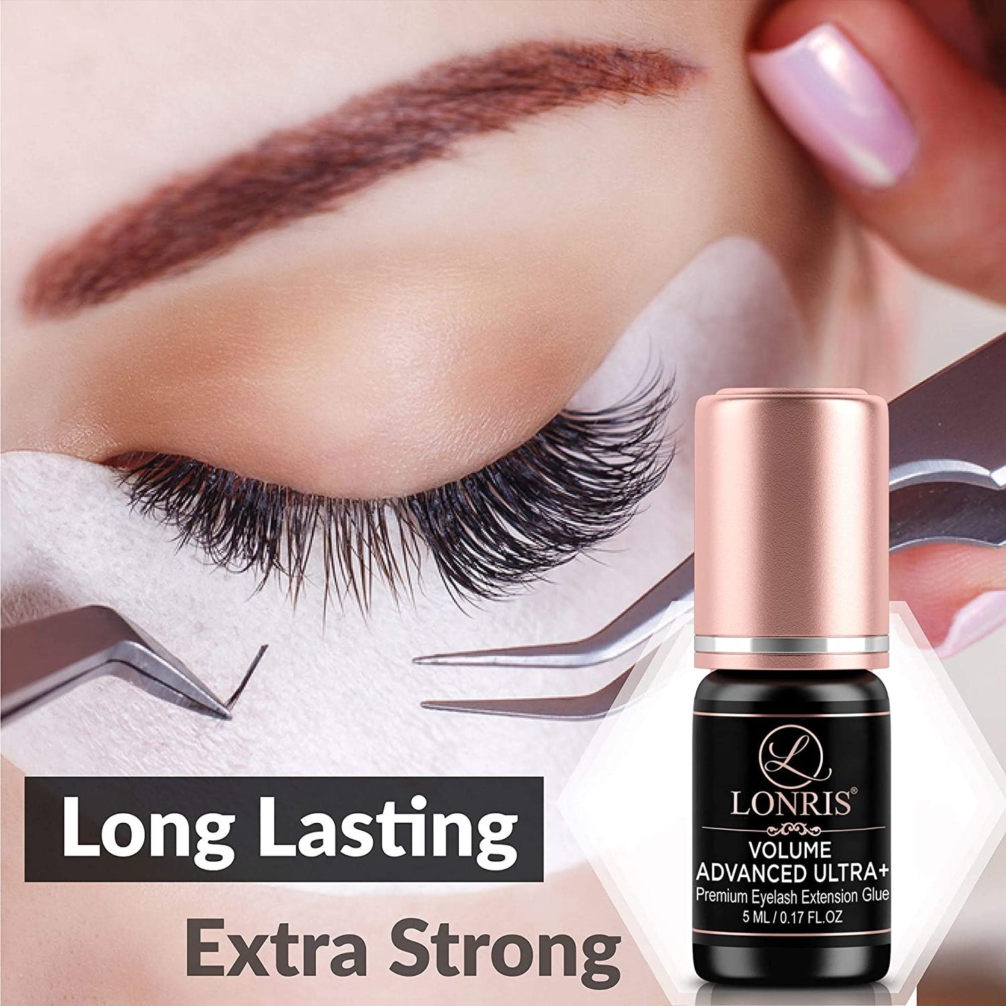 Volume Advanced Ultra+ Eyelash Extension Glue - LONRIS